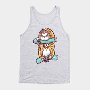 Mandala Sloth Tank Top